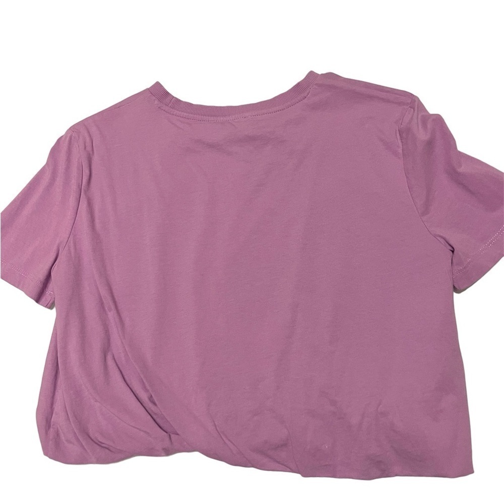 ZARA bubble tee purple blouse size‎ Medium